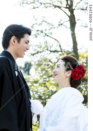 和装結婚式 新郎新婦 和装結婚式 新郎新婦 40861643