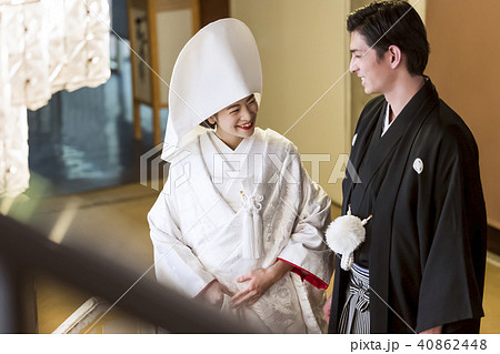 和装結婚式 新郎新婦 和装結婚式 新郎新婦 40862448