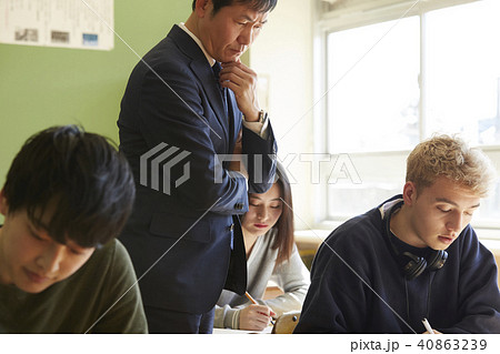 学校 インターナショナル 授業風景 学校 インターナショナル 授業風景 40863239