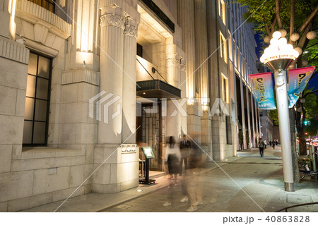 名古屋市伏見　都市風景　旧貨幣資料館前　歩道 40863828