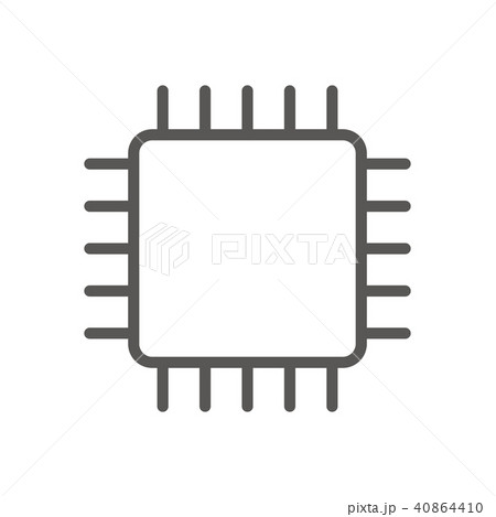 アイコンシリーズ（スリム・グレー） 40864410