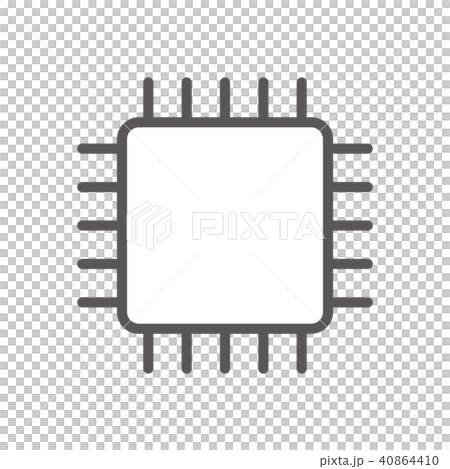 アイコンシリーズ（スリム・グレー） 40864410