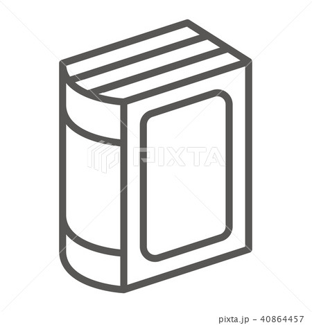 アイコンシリーズ（スリム・グレー） 40864457