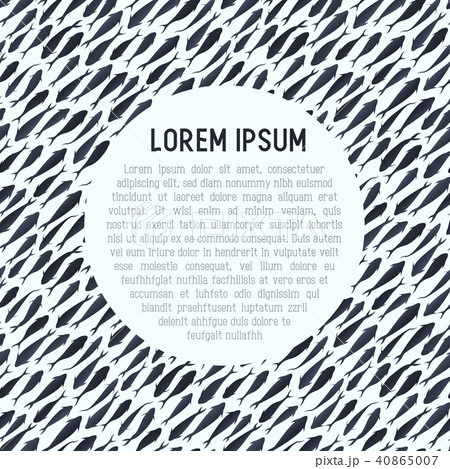 Background with watercolor fish silhouette  40865007