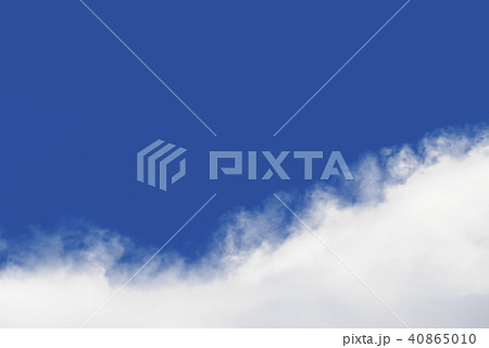 Cloud on blue background with text space 40865010