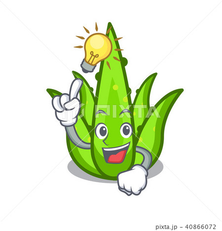 Have an idea aloevera mascot cartoon style 40866072