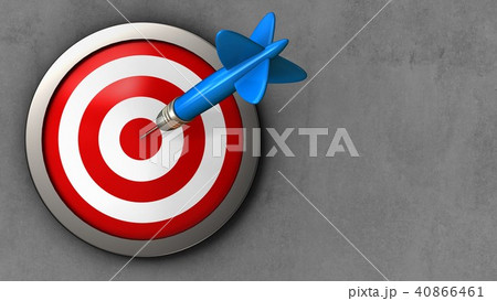 3d target with dart 40866461