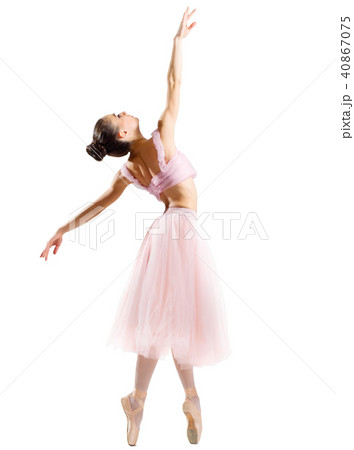 Ballerina isolated on white Ballerina isolated on white 40867075
