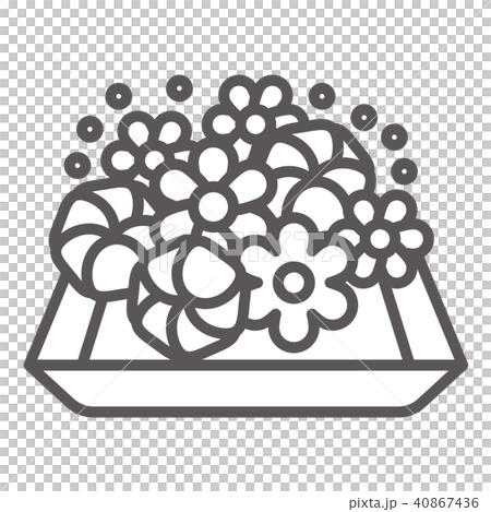 アイコン シリーズ（スリム・グレー） 40867436