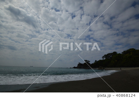 桂浜　の春　高知 40868124