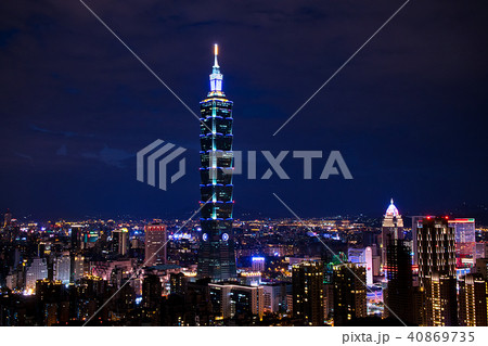 台湾 台北101 夜景 台湾 台北101 夜景 40869735