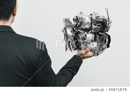 Modern car engine Small Eco and Light weight 40871679