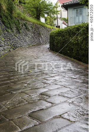雨の長崎オランダ坂 雨の長崎オランダ坂 40872050