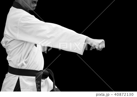 Taekwondo Traditional Korean Fighter hand Punch Taekwondo Traditional Korean Fighter hand Punch 40872130