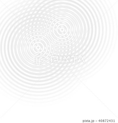 White circle wave effect, abstract background 40872431