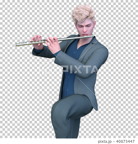 Flute player 40873447