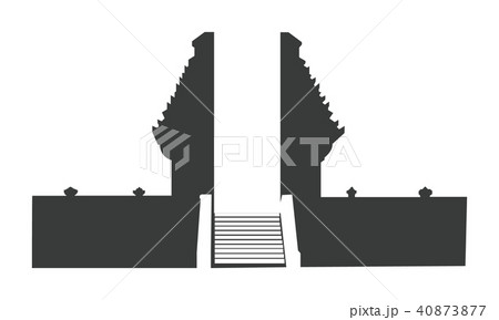 Traditional balinese architecture, temple gate Traditional balinese architecture, temple gate 40873877