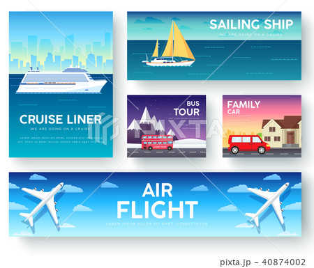 Variations transport of travel vacation tour guide 40874002