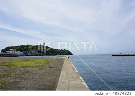 境川河口と江の島 40874828