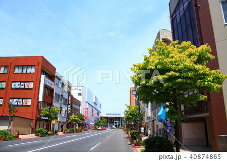 多治見市　多治見駅前通りの風景 40874865