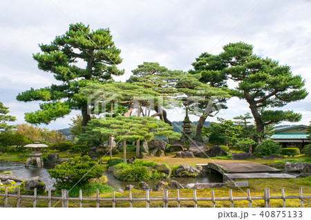 金沢市　兼六園　七福神山 40875133