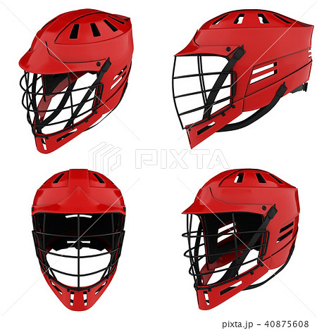 Set of Classic Lacrosse helmets.のイラスト素材 [40875608] - PIXTA