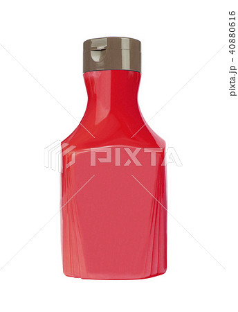 Bottle of Ketchup isolated on white 40880616