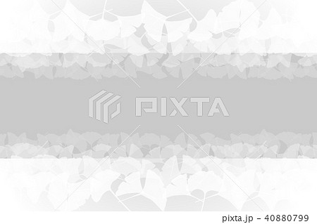 背景素材,値札,名札,コピースペース,模樣,柄,落葉,秋,紅葉,枯れ葉,イチョウの葉,銀杏,落ち葉, 40880799