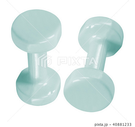 Two of dumbbells Isolated on white background Two of dumbbells Isolated on white background 40881233
