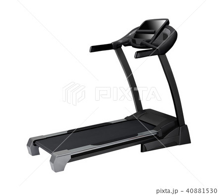 treadmill isolated on white background 40881530
