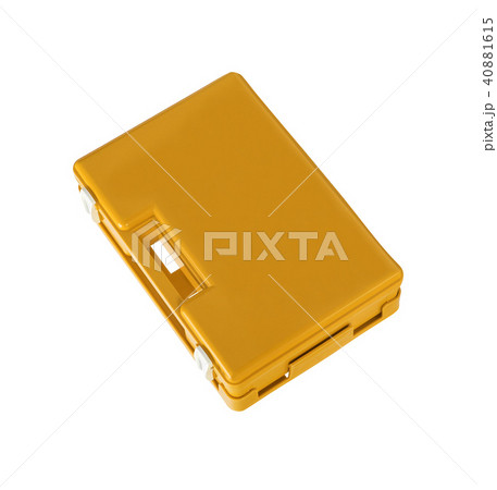 Orange toolbox isolated on white background Orange toolbox isolated on white background 40881615