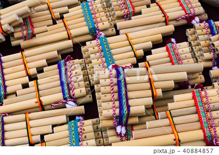 pan flute on a street market pan flute on a street market 40884857