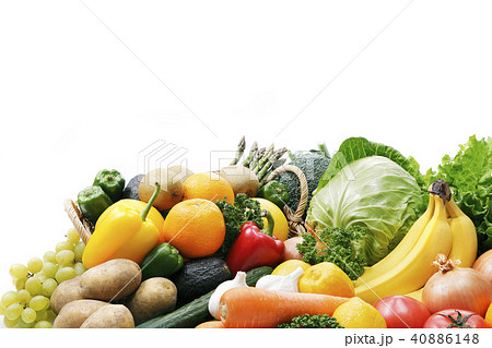 野菜と果物の集合 野菜と果物の集合 40886148