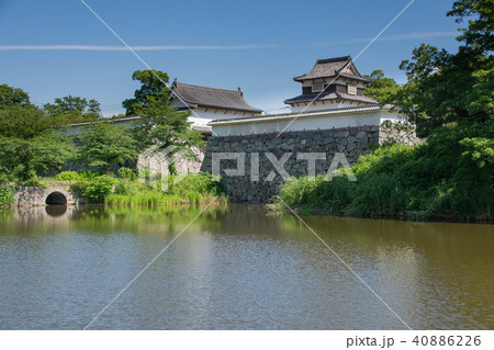福岡城　下の橋門と伝潮見櫓 40886226