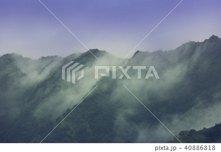 Fog in mountains Fog in mountains 40886818