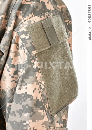 Military clothes and velcro. Military clothes and velcro. 40887393