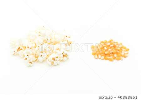 ポップコーンとポップコーンカーネル: popcorn and kernels  40888861