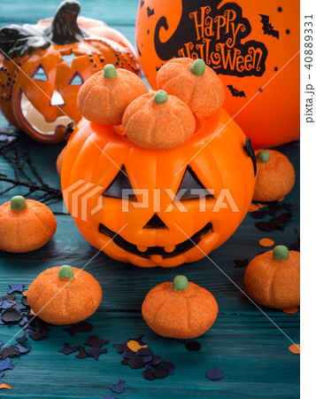 Halloween trick or treat still life 40889331