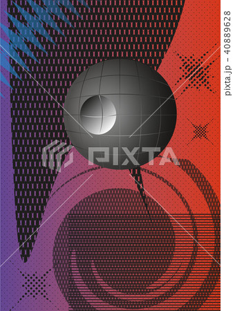 abstract background vector lines and balls abstract background vector lines and balls 40889628