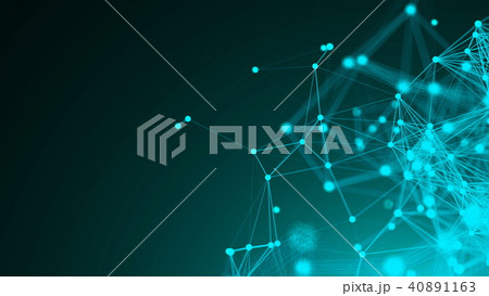 Abstract connection dots. Technology background. Network concept 40891163