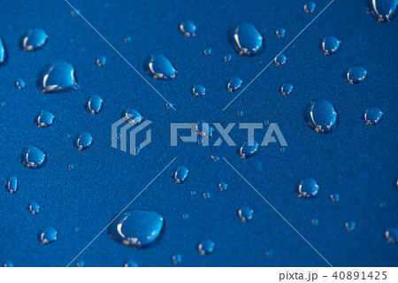 Wet blue metal surface 40891425