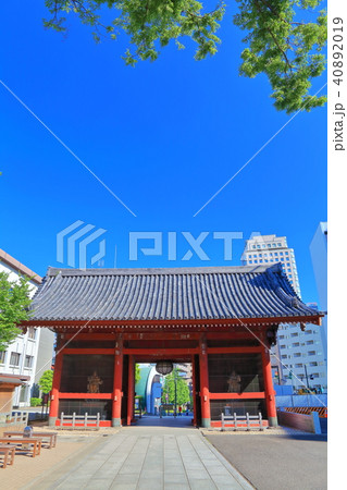 護国寺　仁王門 40892019