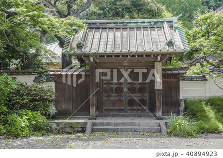 英勝寺の総門（鎌倉市） 40894923