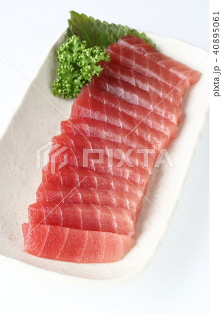 オオバチマグロの刺し身 オオバチマグロの刺し身 40895061