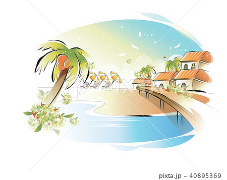 イラスト 画像 リゾートのイラスト素材