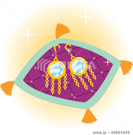 アクセサリー イヤリング イラスト 40895699