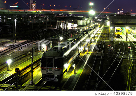 向野橋から見た夕景 JR東海操車場 向野橋から見た夕景 JR東海操車場 40898579