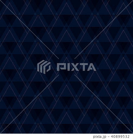 Abstract of blue triangles shapes pattern  40899532