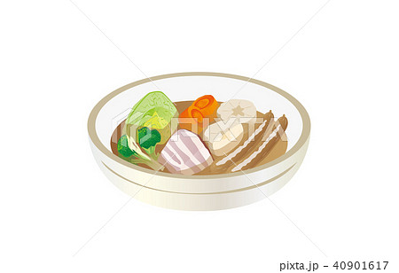 今日のご飯ポトフのイラスト素材
