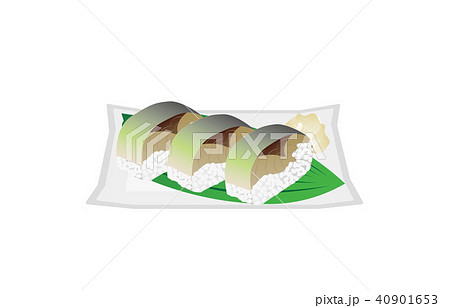 今日のご飯鯖寿司 今日のご飯鯖寿司 40901653